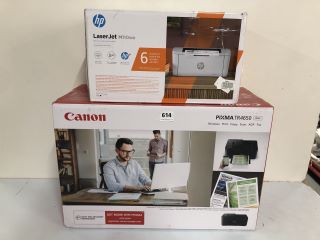 2 X ASSORTED PRINTERS INC CANON PIXMA TR4650 PRINTER