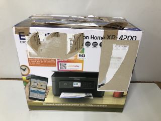 2 X EPSON EXPRESSION HOME XP-4200 PRINTERS