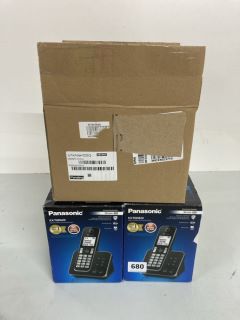 3 X ASSORTED HANDSETS INC PANASONIC KX-TGD620