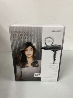 BABYLISS PLATINUM DIAMOND 2300 HAIR DRYER