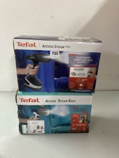 2 X TEFAL STEAMERS INC ACCESS STEAM FORCE