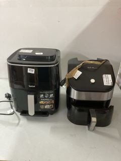 2 X ASSORTED AIR FRYERS INC TEFAL EASY FRY GRILL & STEAM AIR FRYER