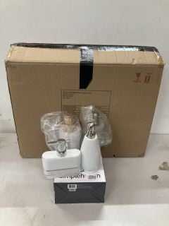 QTY OF ASSORTED ITEMS INC SIMPLEHUMAN SENSOR PUMP