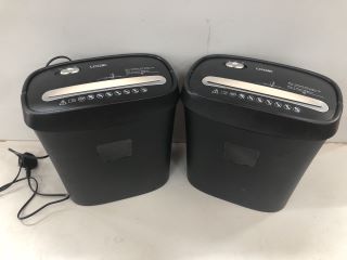 2 X PAPER SHREDDERS