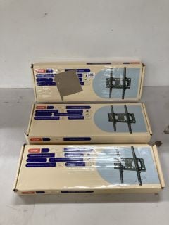 3 X LOGIK TILTING TV MOUNT