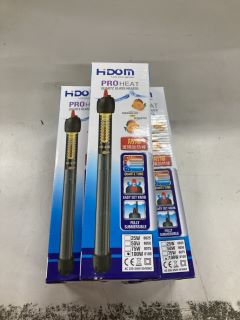 5 X HDOM PRO HEAT QUARTZ GLASS AQUARIUM  HEATERS