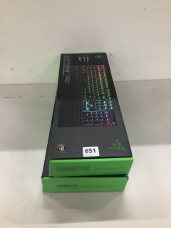 2 X RAZER HUNTSMAN V3 PRO ANALOG OPTICAL ESPORTS KEYBOARD