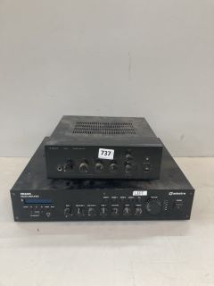 2 X ITEMS INC RM3605 MIXER AMPLIFIER