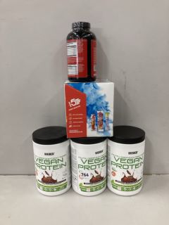 5 X ITEMS INC WEIDER FRUITS AND GREENS EXTRACT ADDED VEGAN PROTEIN BROWNIE CHOCOLATE FLAVOUR (EXP 08/24)