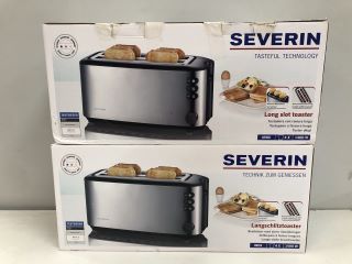 2 X SEVERN LONG SLOT TOASTER