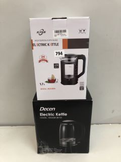 2 X KETTLES INC DECEN ELECTRIC KETTLE