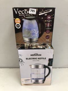 2 X KETTLES INC HOMMAK ELECTRIC KETTLE