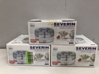 3 X SEVERIN YOGHURT MAKER