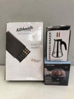 3 X KITCHEN ITEMS INC LAKELAND ELECTRIC EGG COOKER