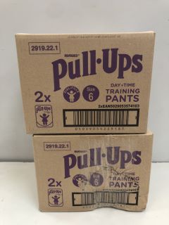 2 X HUGGIES PULL UPS DAY TIME TRAINING PANTS