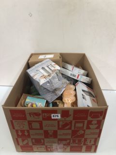 BOX OF ASSORTED ITEMS INC VACUUM BAGS