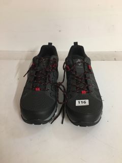 PAIR OF COLUMBIA WALKING BOOTS IN BLACK - SIZE UK 12