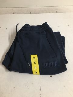 2 X PAIRS OF PUMA JOGGER SHORTS IN NAVY - SIZE S