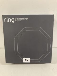 RING OUTDOOR SIREN RING ALARM