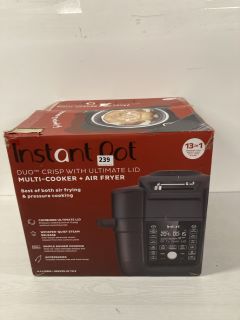 INSTANT POT DUO CRISP WITH ULTIMATE LID MULTI COOKER + AIR FRYER