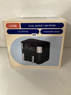 LOGIK 7.2 LITRE CAPACITY DUAL BASKET AIR FRYER