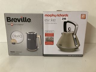 2X ASSORTED ITEMS INCL. MORPHY RICHARDS PYRAMID KETTLE