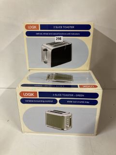 3X LOGIK 2-SLICE TOASTER