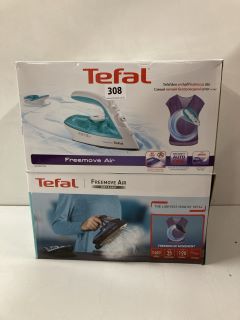 2X ASSORTED ITEMS INCL. TEFAL FREEMOVE AIR FAST&EASY IRON