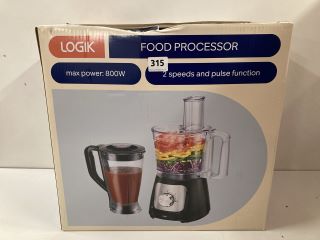 LOGIK 2 SPEED AND PULSE FUNCTION FOOD PROCESSOR AND BLENDER