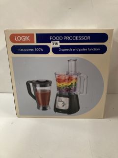 LOGIK 2 SPEED AND PULSE FUNCTION FOOD PROCESSOR AND BLENDER