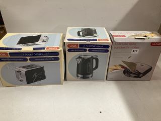 3X ASSORTED ITEMS INCL. LOGIK 1.7L KETTLE