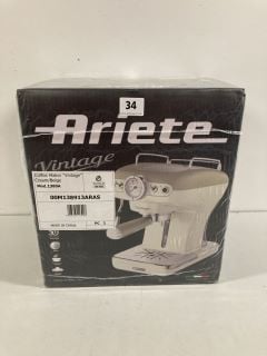 ARIETE VINTAGE COFFEE MAKER IN CREAM/BEIGE