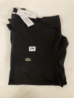 LACOSTE REGULAR FIT POLO SHIRT SIZE XL IN BLACK