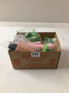 BOX OF ASSORTED ADULT SEX TOYS (18+ ID REQUIRED)