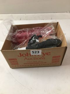 BOX OF ASSORTED ADULT SEX TOYS (18+ ID REQUIRED)