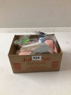 BOX OF ASSORTED ADULT SEX TOYS (18+ ID REQUIRED)