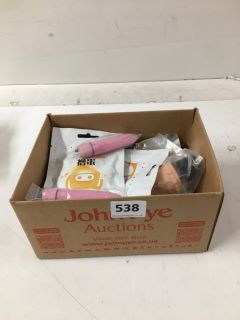 BOX OF ASSORTED ADULT SEX TOYS (18+ ID REQUIRED)