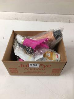 BOX OF ASSORTED ADULT SEX TOYS (18+ ID REQUIRED)