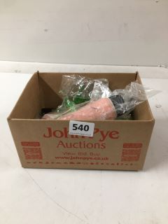 BOX OF ASSORTED ADULT SEX TOYS (18+ ID REQUIRED)