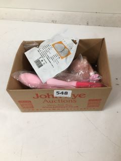 BOX OF ASSORTED ADULT SEX TOYS (18+ ID REQUIRED)