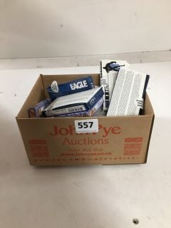 BOX OF ASSORTED ADULT POWER PILLS TO INCLUDE BLUE MELLOW & BLUE EAGLE (18+ ID REQUIRED)