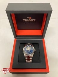 TISSOT GENTLEMAN POWERMATIC 80 OPEN HEART WATCH - COMES WITH BOX & PAPERWORK - MODEL NUMBER T1274071104101 - RRP £840