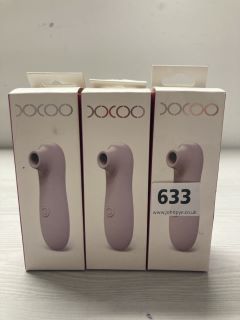 3 X DOCOO ADULT SEX TOYS (18+ ID REQUIRED)