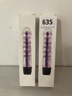 2 X ASSORTED ADULT SEX TOYS TO INCLUDE FLESHLIGHT (18+ ID REQUIRED)