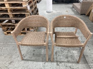 2 X JOHN LEWIS BURFORD DINING CHAIRS RRP: £279