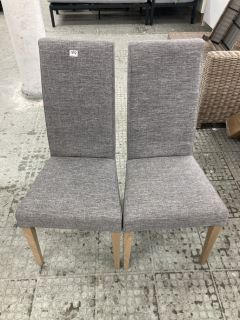 PAIR OF JOHN LEWIS SLENDER CHAIRS