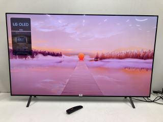 LG 65" OLED TV MODEL: OLED65B42 (BENT SCREEN, CASE DAMAGE, WITH REMOTE, WITH STAND, NO BOX) RRP: £1,299