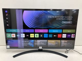 LG UHD AI THINQ TV MODEL 43UT81 (NO REMOTE, WITH BOX, WITH STAND) RRP: £699