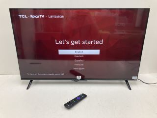 TCL 43" ROKU TV MODEL 43RP630K (WITH REMOTE, WITH STAND, WITH BOX) RRP: £259