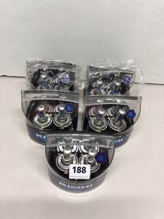 4 SETS OF KIMHI CAR HEADLIGHT BULBS